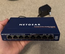 Netgear ProSafe 8-Port Gigabit Desktop Switch GS108