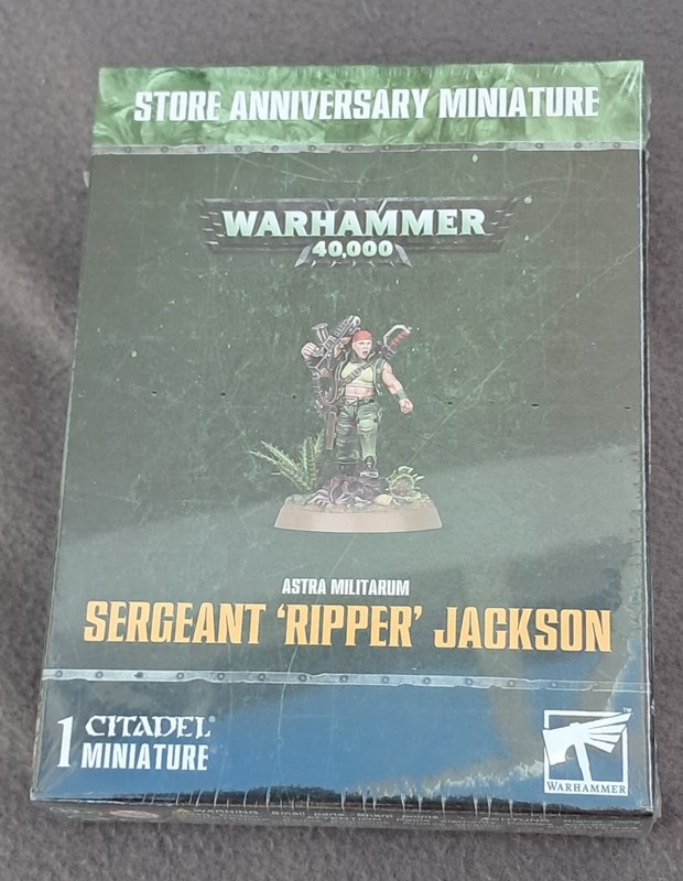 Sergeant Ripper Jackson Store Anniversary Miniature Astra Militarium GW Plastic