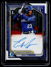 2024 Bowman #CPA-ET Erick Torres Chrome Prospect Autographs