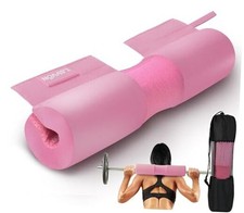 Barbell Squat Pad Nylon Padding AntiSlip- Thick Foam Barbell Pad for Pink