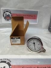 NOSHOK,25-500-30,GAUGE 2.5 IN FACE 1/4 IN NPT BOTTOM CONNECTION NOS