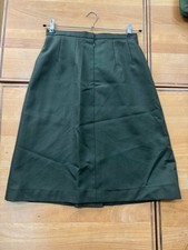 Britische Armee Rock gr&uuml;n  M Britisch Army Skirt Barrack Dress Jagt Vintage