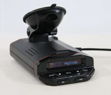 Escort Redline EX Radar Detector With Suction Cup Mount + Cable - Excellent!