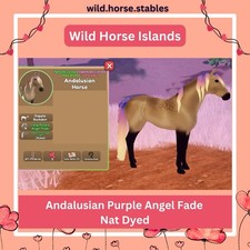 Wild Horse Islands - Andalusian Purple Angel Fade Nat Dyed