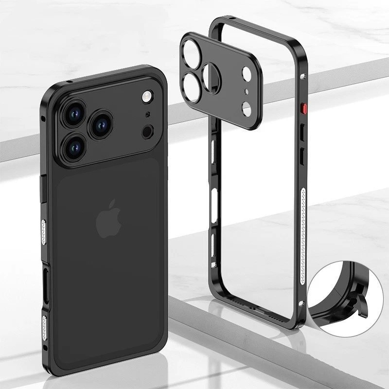 iPhoneアクセサリー SKYLARK IPHONE 17 PRO MAX BUMP CASE For iPhone 17 Pro Max 17 Pro 17 Air Aluminum Bumper Frame Case +