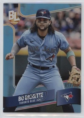 2024 Topps Big League Wrapper Redemption Blue Foil 5/75 Bo Bichette #WR-96 uk2
