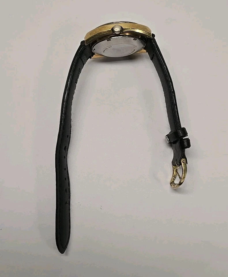 Редкие винтажные мужские автоматические часы WITTNAUER Geneve C11KAS-1 дата швейцарские 1970-е - Изображение 3 из 4