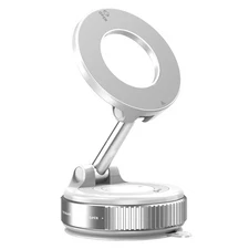 Vacuum Magnetic Phone Holder for Car Suction Cup Phone Mount Adjustable Sucti...