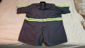 Red Kap High Vis Work Shirts X 3 Size XL 