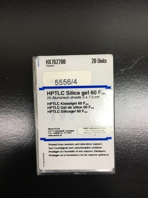 merck 5556/4 EMD KGaA HPTLC Silica gel 20 Aluminium Sheets 5x7.5cm HX762700