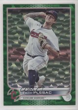 2022 Topps Series 2 Green Foilboard 172/499 Zach Plesac #377 fm0