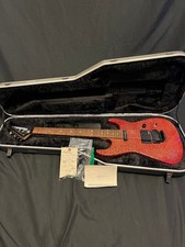 1988 Jackson USA Lava Fire Crackle Limited Edition Guitar Signed-Grover Jackson