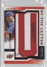 2009 Signature Stars USA By the Letter Signatures 70/100 Chad Bettis Auto 4g8