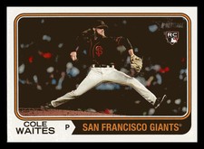 Cole Waites RC 2023 Topps Heritage #258 Rookie San Francisco Giants Mint