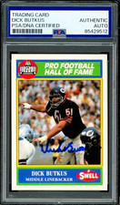 1990 Swell Dick Butkus Pro Football Hall Of Fame #148 PSA/DNA Chicago Bears Rare