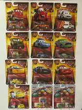 DISNEY PIXAR RACE AND RESCUE MCQUEEN MATER SARGE JACKSON STORM 2 PACKS LOT