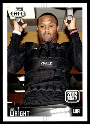 2012 SAGE HIT Jarius Wright 12R #136 17543