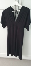 H&M Black Tunic Dress / Maternity Top Size 8 - 10