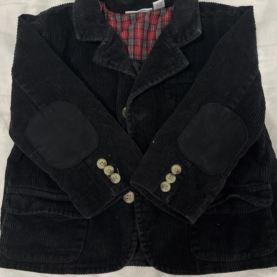 Greendog Corduroy Blazer Jacket Suit Coat 24 months Black - Image 2 of 4