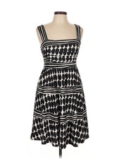 Nine West Women Black Casual Dress 10 Petites