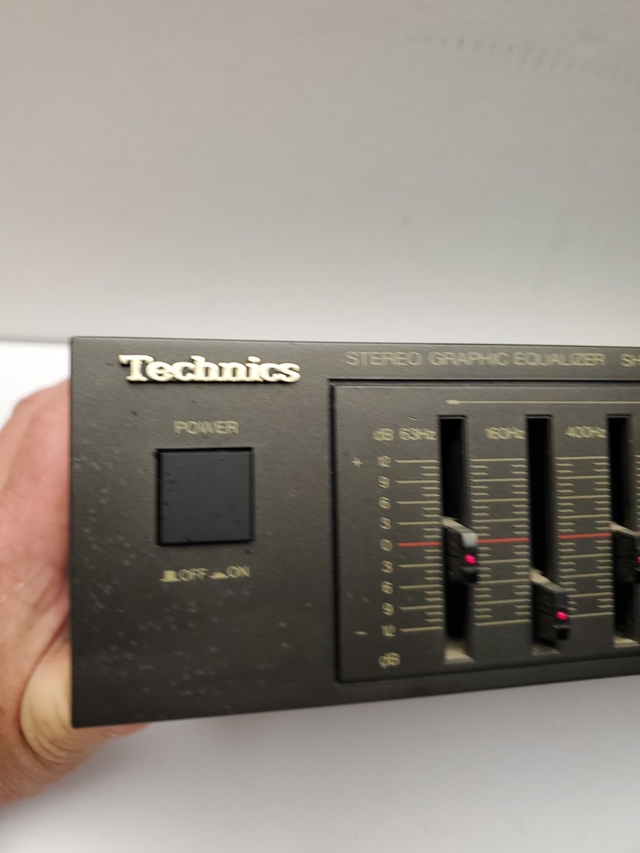 Vintage Technics SH-8017 7-Band Stereo Graphic Equalizer EQ