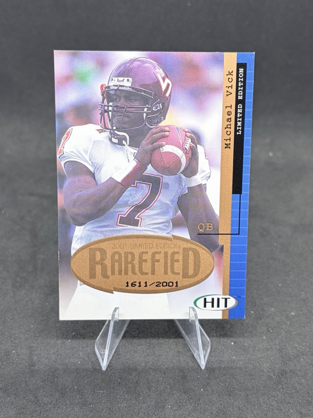 2001 SAGE Hit Rarefied Bronze /2001 Michael Vick #R46 Atlanta Falcons Rookie