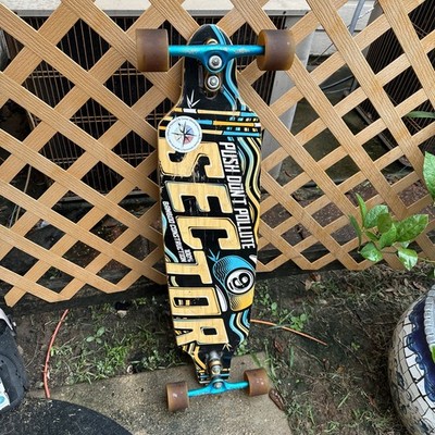 Sector Nine Push Don t Pollute Bamboo Longboard Gullwing Trucks Complete Set