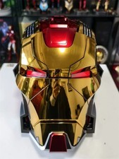 Iron Man Mark 17 MK17 Helmet Mask Toy English Jarvis Voice Control Cosplay Prop