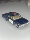 Dinky Toys FORD FAIRLANE Blue POLICE CANADA MOUNTIES Diecast CAR Vintage 258