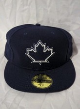New Era 59Fifty Men Women Cap Toronto Blue Jays Diamond Era Navy Blue Fitted Hat