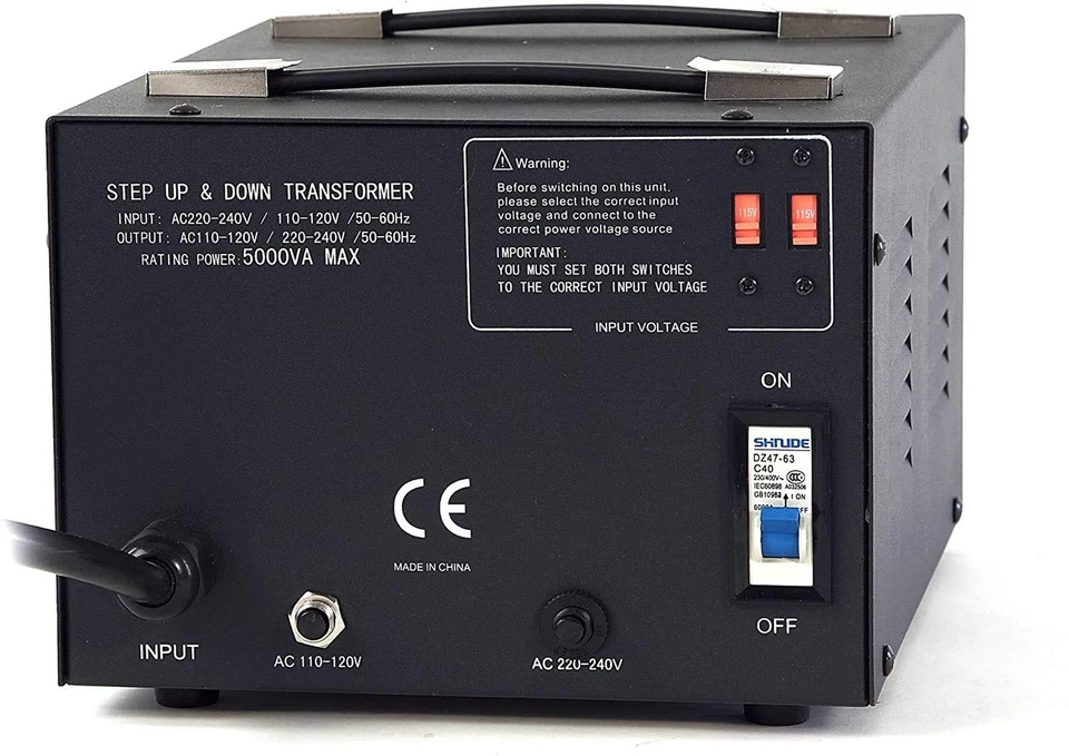 LT Series 5000 Watt Voltage Converter Transformer Step Up/Down - 110v to 220v... - Image 2 of 4