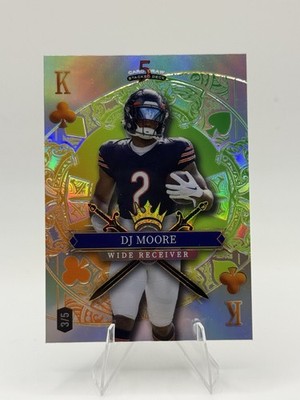 DJ Moore /5 2025 Wild Card Card Draw Stacked Deck Bears #SDJC-DMN 