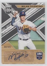 2019 Panini Elite Extra Edition Black 40/99 Milan Tolentino #18U-MT Auto 0c2
