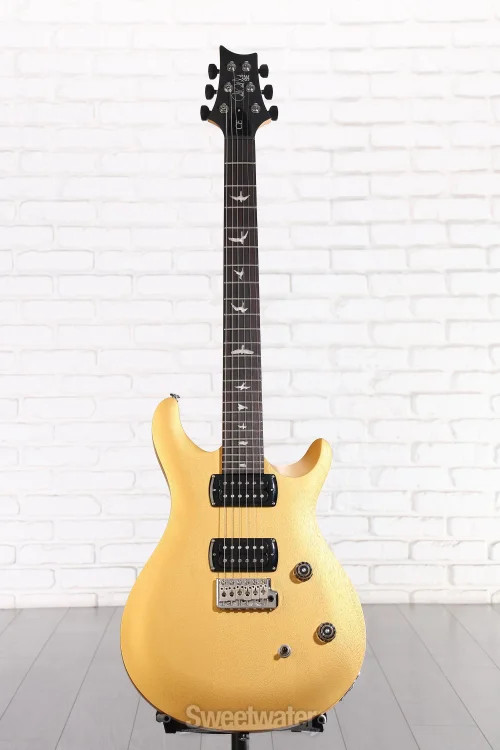 PRS SE CE 24 Standard Satin Electric Guitar - Metallic Gold Satin