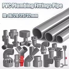 1x PVC Plumbing Fittings Pipe 16/20/25/32mm Wide Range of Styles Solvent Weld