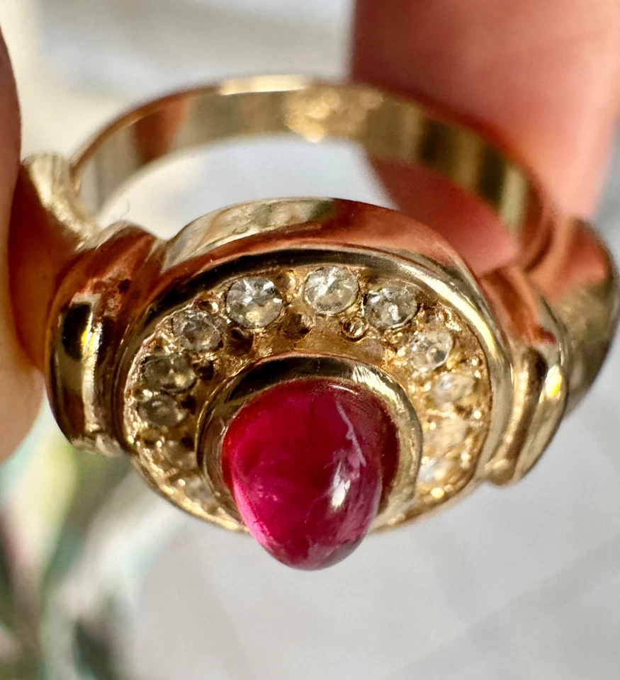 Set Henkel & Grossé Ring Ohrringe  Vintage  Chr. Dior Ära Sammlerstücke - Bild 4 von 4