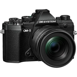 OM SYSTEM OM-5 Caméra sans miroir avec 12-45mm f/4 PRO Objectif (noir)