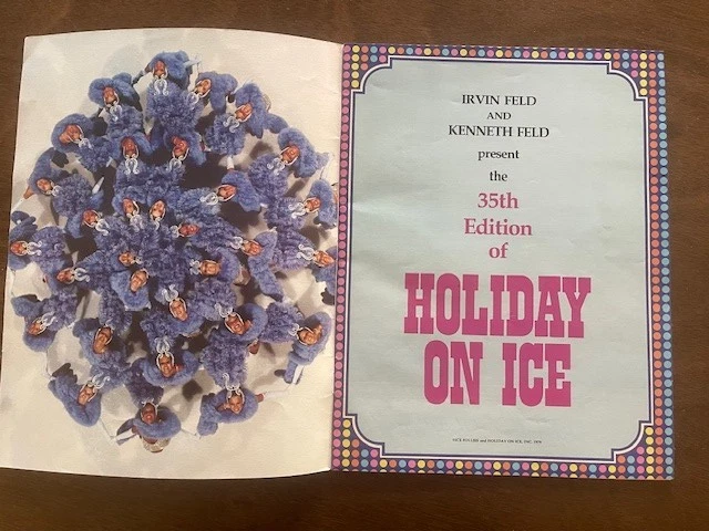 Vintage 1979 Holiday on Ice Program Plus Poster large 10"X13"  Free Shipping - Image 2 of 3
