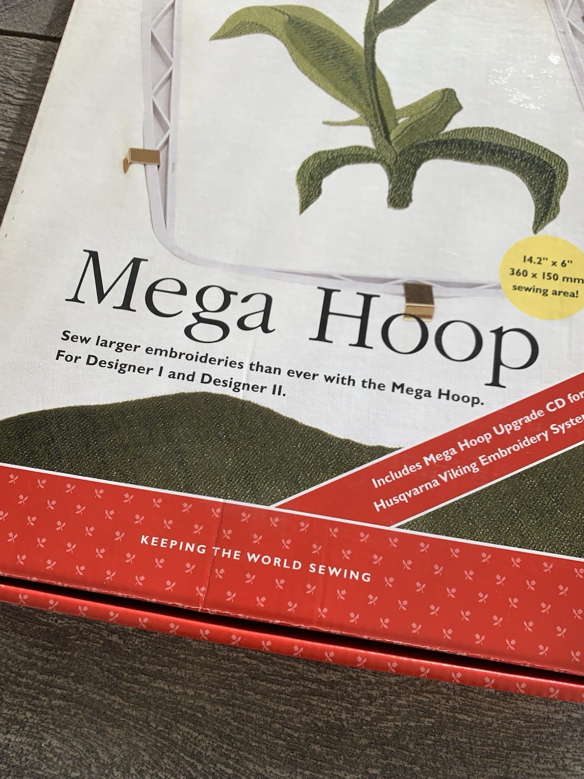 Mega Hoop Husqvarna Viking Clips Template Upgrade Disc Flopp