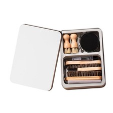 Travel Shoe Care Kit with Shoehorn for Leathercrafts Portable Shoe Cleaning Kit