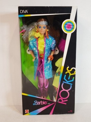 DIVA BARBIE AND THE ROCKERS DOLL 1985 MATTEL 2427 NRFB