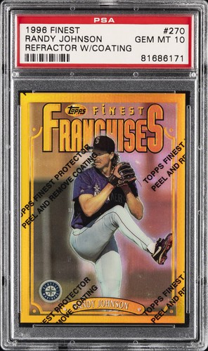 Randy Johnson [Refractor w/ Coating] #270 1996 Finest card