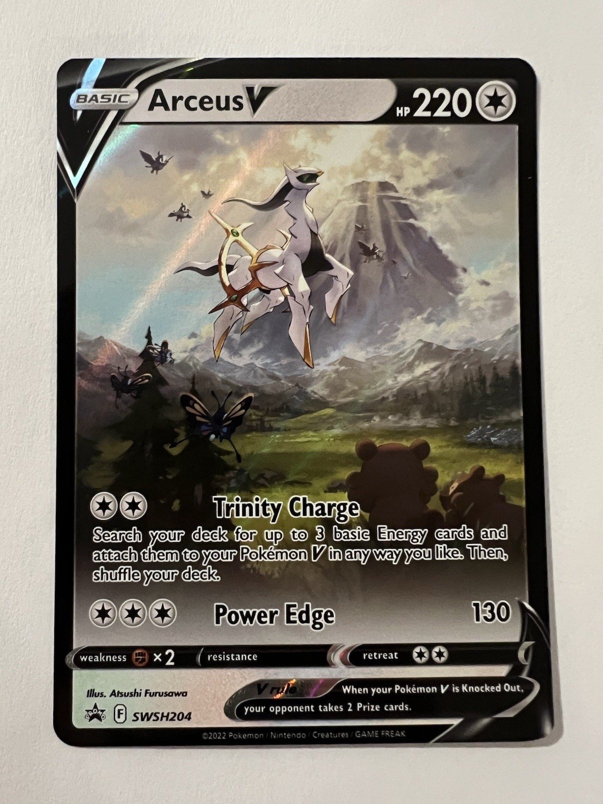 Arceus V SWSH204 Sword & Shield Promo Pokémon TCG NM
