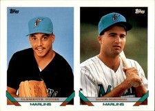 1993 Topps #599 Clemente Nunez / Daniel Robinson Florida Marlins