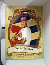 2019 Topps Allen & Ginter National Pride Cuban Flag #26 Yunel Escobar