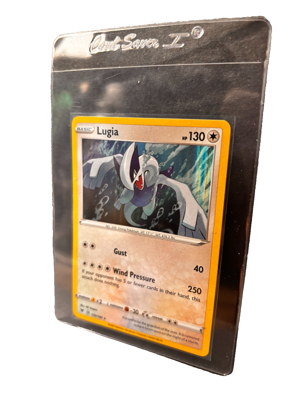 Lugia 132/185 Swsh04: Vivid Voltage Holo Pokemon Card NEAR MINT
