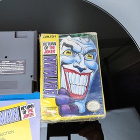 Batman Return of the Joker CIB Nintendo NES Juego Completo + Caja + Manual Sunsoft