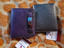 2 Mundi Wallets Silver and Purple