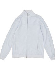 CHAMPION Womens Tracksuit Top Jacket UK 14 Medium Blue Cotton RO12