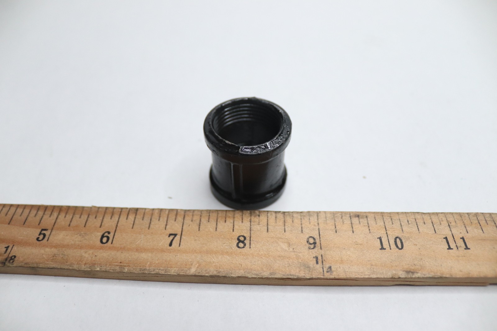 Pipe Coupling Black Painted Malleable Iron 1"